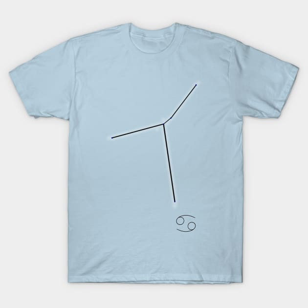 Zodiac Constellations - Cancer T-Shirt by Like Water